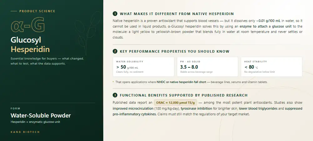 Glucosyl Hesperidin Glucosyl Hesperidin