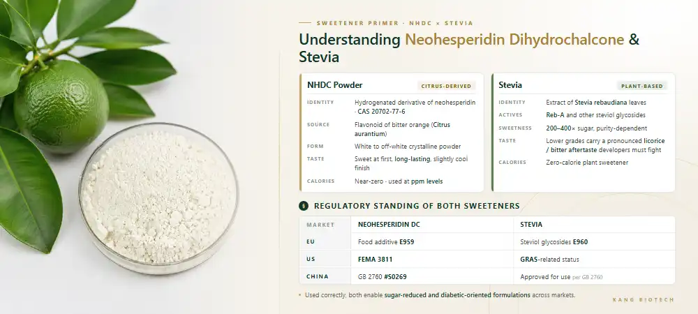 Neohesperidin Dihydrochalcone Powder and Stevia Neohesperidin Dihydrochalcone Powder and Stevia